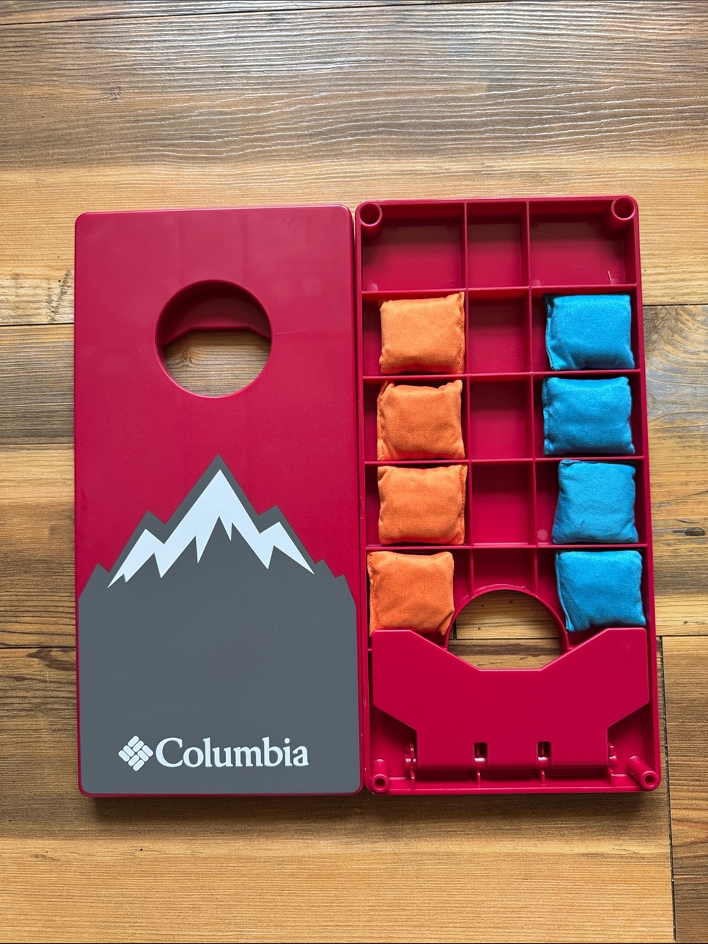 Columbia Back Packing Cornhole Set & Storage Case